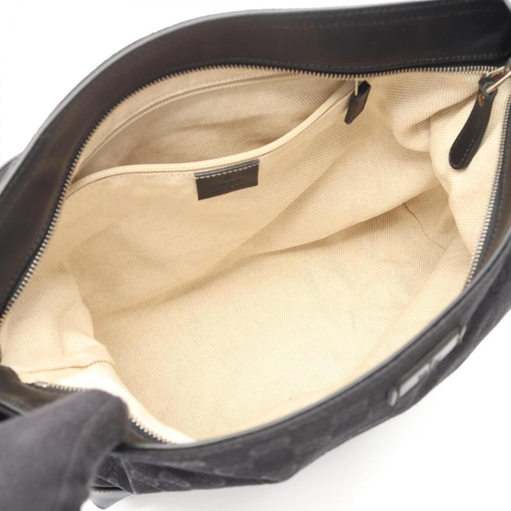 GUCCI Black Leather Shoulder Bag - Picture 3 of 9
